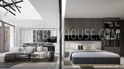 KAM22492: A Contemporary 3-Bedroom Duplex Home for Sale with Early bird Prices in Kamala, Phuket. Photo #21