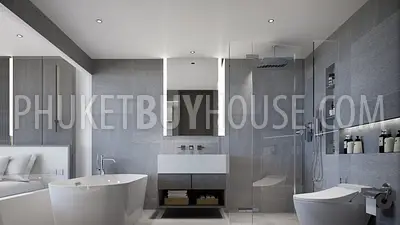 KAM22492: A Contemporary 3-Bedroom Duplex Home for Sale with Early bird Prices in Kamala, Phuket. Photo #22