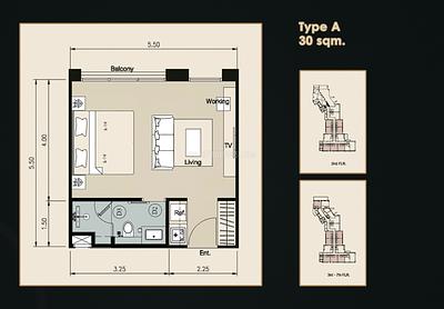 SUR6187: Studio in a New Project From a Famous Developer in Surin. Photo #32