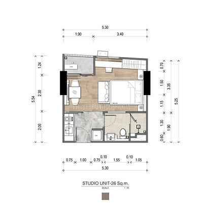 PAT22501: Studio in a New Project with Stylish Design in Patong. Photo #5