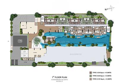 PAT22504: 2-Bedroom Apartment in a New Project with Stylish Design in Patong. Photo #13