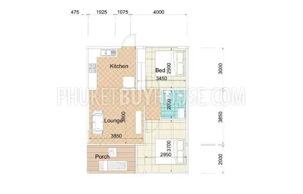 KAM7202: One and Two Bedroom Apartments in Boutique Resort in Kamala. Photo #7
