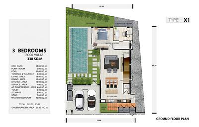 CHE22518: Limited 3 bedroom Pool Villas in Cherngtalay, Phuket. 照片 #3
