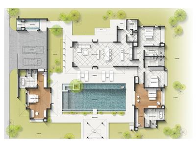 TAL22519: 4-Bedroom Thai-Balinese Pool Villa – Under Construction in Thalang, Phuket. Photo #2