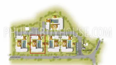 TAL22519: 4-Bedroom Thai-Balinese Pool Villa – Under Construction in Thalang, Phuket. Photo #3