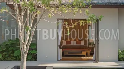 TAL22519: 4-Bedroom Thai-Balinese Pool Villa – Under Construction in Thalang, Phuket. Photo #8