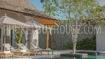 TAL22519: 4-Bedroom Thai-Balinese Pool Villa – Under Construction in Thalang, Phuket. Photo #7