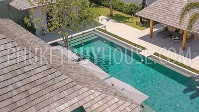 TAL22519: 4-Bedroom Thai-Balinese Pool Villa – Under Construction in Thalang, Phuket. Photo #9