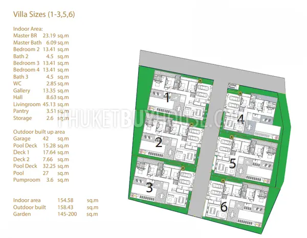 RAW22520: Four-Bedroom Private Pool Villas with Homey Atmosphere in Rawai, Phuket. Fotoğraf #15