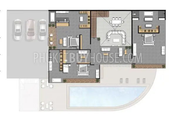 BAN7226: Resort Style Villa in Bang Tao Area. Photo #19