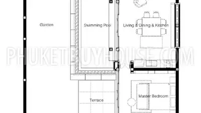 BAN22531: Tranquil Boutique 2 Bedroom Villa with Private Pool and Garden Near Bang Tao. Fotoğraf #3