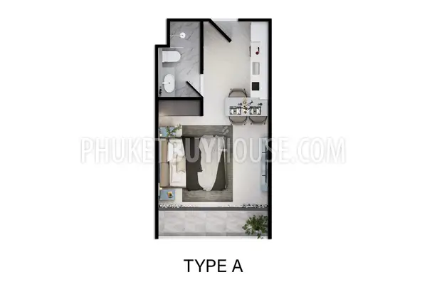 LAY22541: Comfort & Convenience in Studio Near Layan Beach. Photo #3