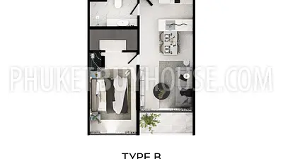 LAY22542: Comfort & Convenience in Elegant 1-Bedroom Apartment Near Layan Beach. Photo #3