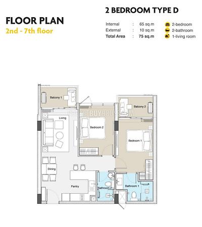 LAG22544: Scenic 6th-Floor Apartment with Lake View in Laguna, Phuket. 照片 #3