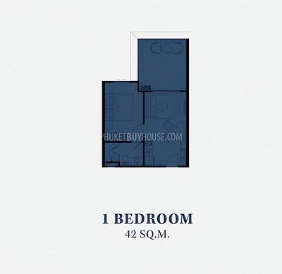 BAN22545: 1-Bedroom Resale Condo on 6th Floor Near Bang Tao Beach. 照片 #4