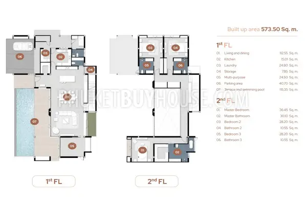 CHA7246: Two Story Luxury Pool Villa in Chalong. Photo #12