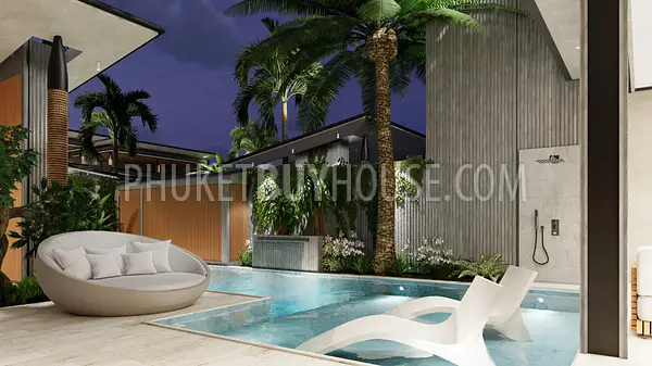 RAW22548: Modern Eco-Style 4 Bedroom Villa in Rawai with High-Tech Comfort and Private Pools (77% finished). Photo #9