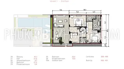 RAW22548: Modern Eco-Style 4 Bedroom Villa in Rawai with High-Tech Comfort and Private Pools (77% finished). Photo #5