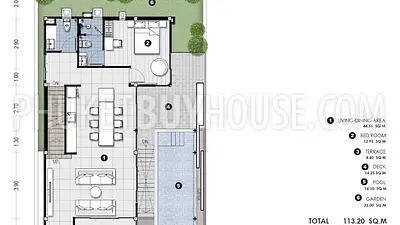 KAT22549: Three-Level Villas with Private Pool in Serene Kata Hillside. Photo #6