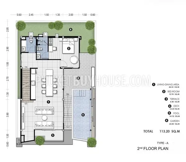 KAT22549: Three-Level Villas with Private Pool in Serene Kata Hillside. Photo #6