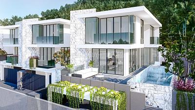 KAT22549: Трёхуровневые виллы с частным бассейном в спокойном районе Ката. Фото #3