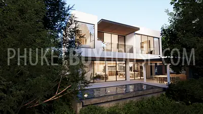 NAY22552:  3-Bedroom Tropical Villa Surrounded by Nature in Northern Phuket, Nai Yang. Photo #1