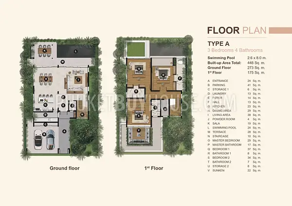NAY22552: 3-Bedroom Tropical Villa Surrounded by Nature in Northern Phuket, Nai Yang. 照片 #3