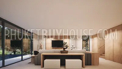 NAY22552:  3-Bedroom Tropical Villa Surrounded by Nature in Northern Phuket, Nai Yang. Photo #8