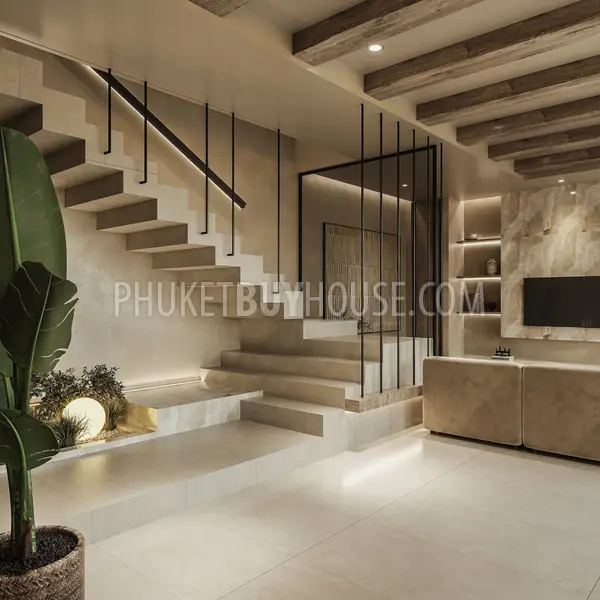 CHE22556: Pre Sale 4-Bedroom Two-Storey Villa with Private Pool and Sunken Lounge in Cherng Talay. 照片 #7