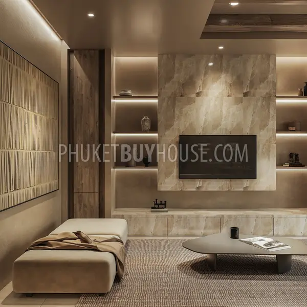 CHE22556: Pre Sale 4-Bedroom Two-Storey Villa with Private Pool and Sunken Lounge in Cherng Talay. 照片 #13