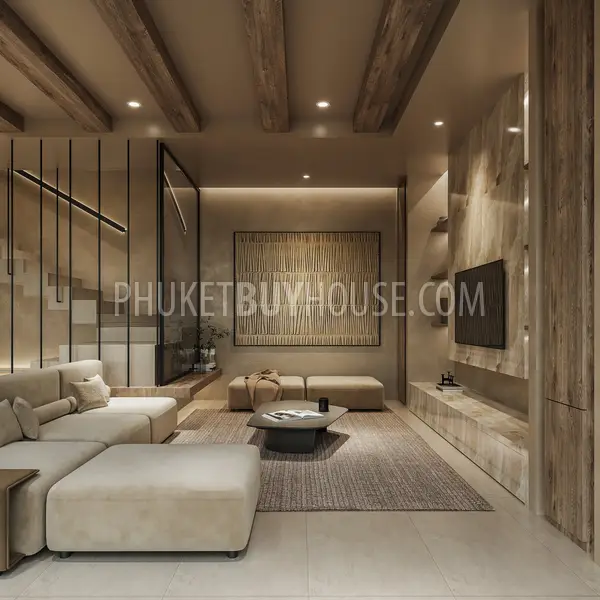 CHE22556: Pre Sale 4-Bedroom Two-Storey Villa with Private Pool and Sunken Lounge in Cherng Talay. 照片 #12