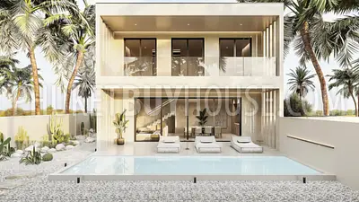 CHE22555: Pre Sale 3-bedroom 2 storey villa with a private pool and terrace, located in Cherng Talay. Photo #1