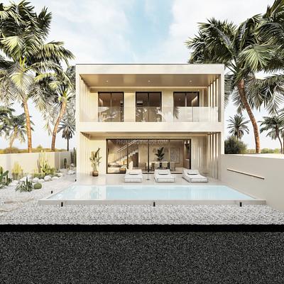 CHE22555: Pre Sale 3-bedroom 2 storey villa with a private pool and terrace, located in Cherng Talay