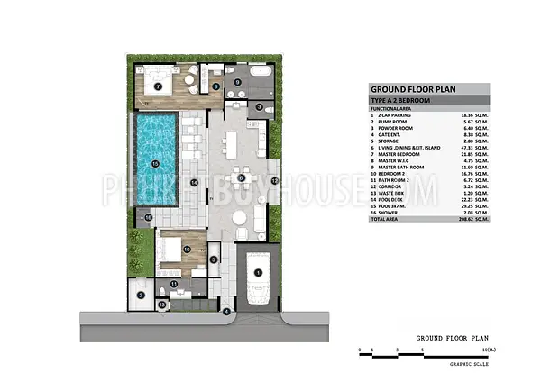 NAY22558: 2 Bedroom Tropical Villa Just Minutes from Naiyang Beach. Photo #4