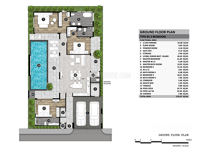 NAY22559: Spacious Balinese-Inspired Pool Villas with 3 Bedrooms Near Naiyang Beach. 照片 #8