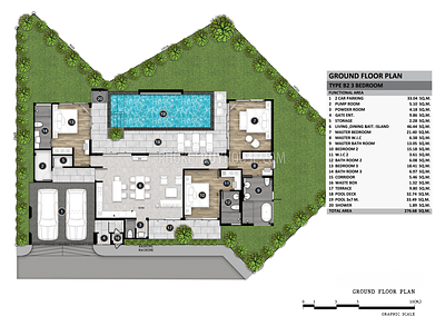 NAY22559: Spacious Balinese-Inspired Pool Villas with 3 Bedrooms Near Naiyang Beach. Photo #9