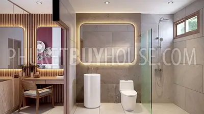 NAY22559: Spacious Balinese-Inspired Pool Villas with 3 Bedrooms Near Naiyang Beach. Photo #12