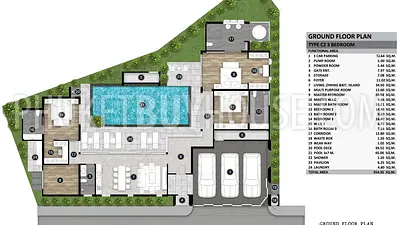 NAY22561: 4-Bedroom Tropical Villa Just Minutes from Naiyang Beach. Photo #2