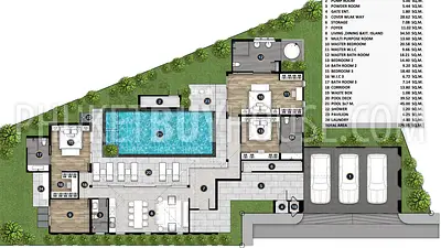 NAY22561: 4-Bedroom Tropical Villa Just Minutes from Naiyang Beach. Photo #3