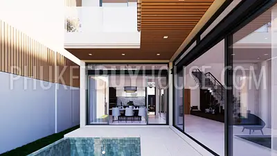 BAN22562: Трехкомнатный смежный дом в тихом тропическом месте в Банг Тао. Фото #2