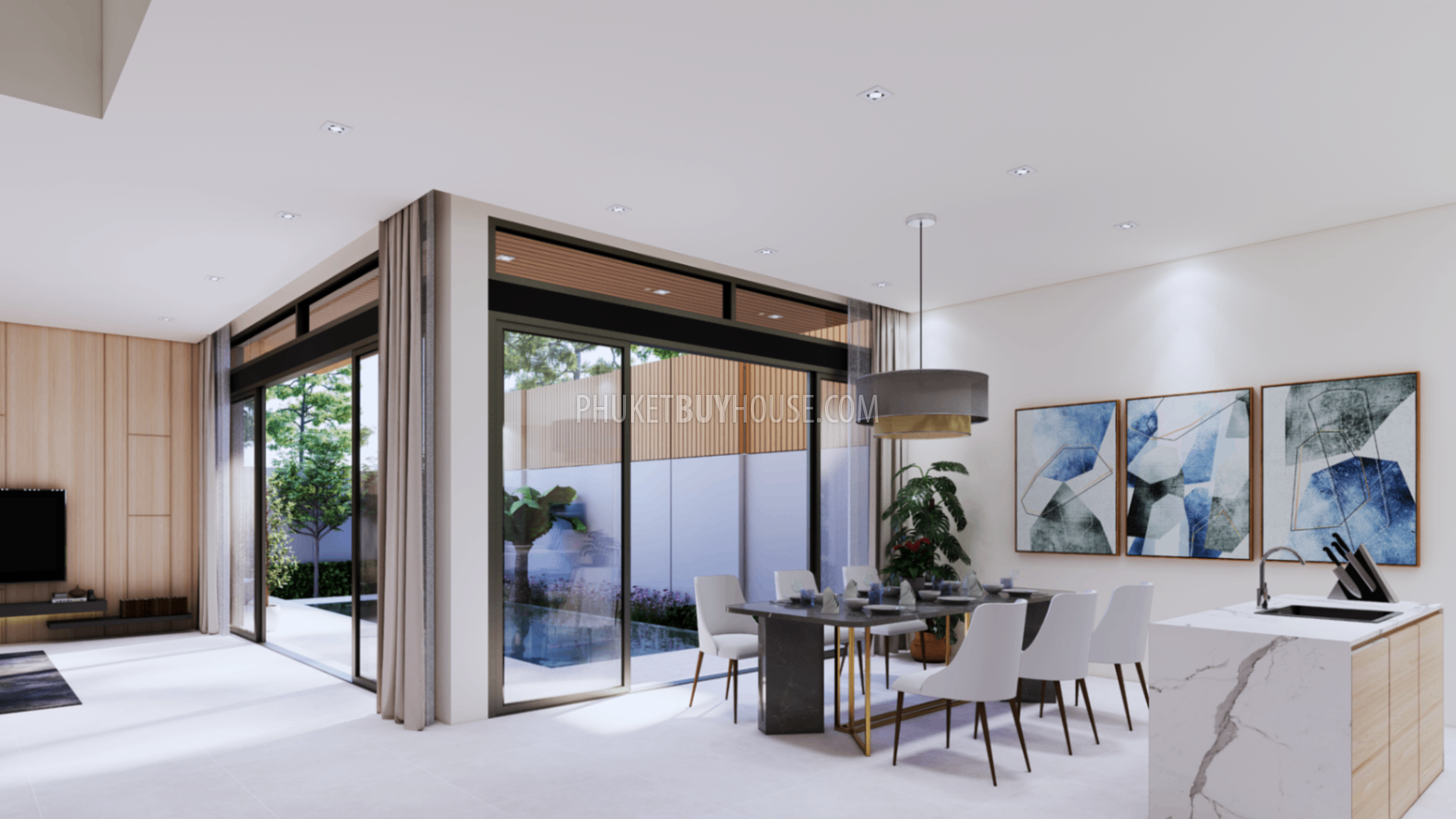 BAN22562: 3-Bedroom Semi-Detached House in a Peaceful Tropical Setting in Bang Tao. 照片 #29