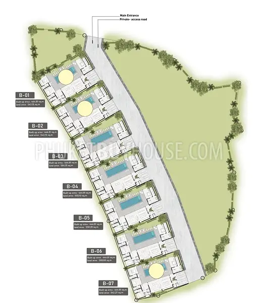 BAN7264: 4 Bedroom Villas with Additional Maid's Room in Thalang. 照片 #3