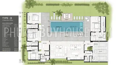 BAN7264: 4 Bedroom Villas with Additional Maid's Room in Thalang. Fotoğraf #4