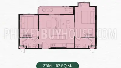 RAW22565: Best Price for 2 Bedroom Condo in Rawai still on a presale. Fotoğraf #2