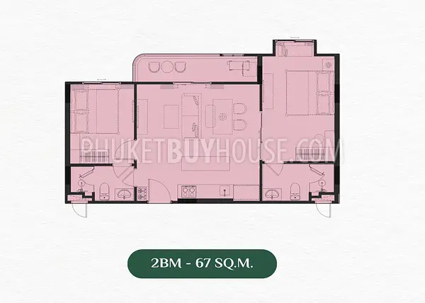 RAW22565: Best Price for 2 Bedroom Condo in Rawai still on a presale. 照片 #3