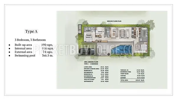 NAI22567: 3-Bedroom Pool Villa in Nai Harn - Smart Tropical Living in a Calm Corner of Phuket. 照片 #2