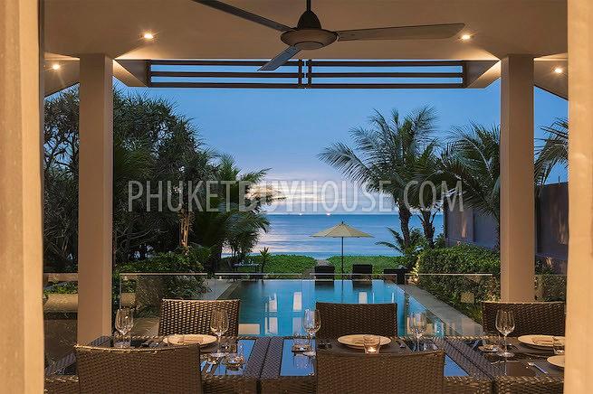 PHA7276: Beachfront Four Bedroom Villa at Natai Beach. Photo #7
