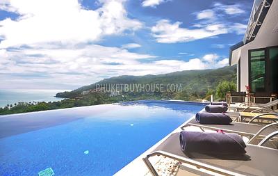 PAT22573: Breathtaking 6-Bedroom Sea View Villa with Private Squash Court Near Patong. Photo #14
