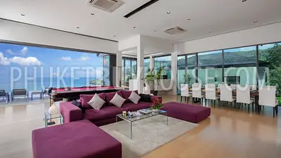 PAT22573: Breathtaking 6-Bedroom Sea View Villa with Private Squash Court Near Patong. Fotoğraf #5