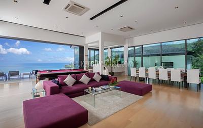 PAT22573: Breathtaking 6-Bedroom Sea View Villa with Private Squash Court Near Patong. Photo #5